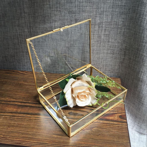 Soporte De Vidrio Transparente 13 X 13 X 8 Cm