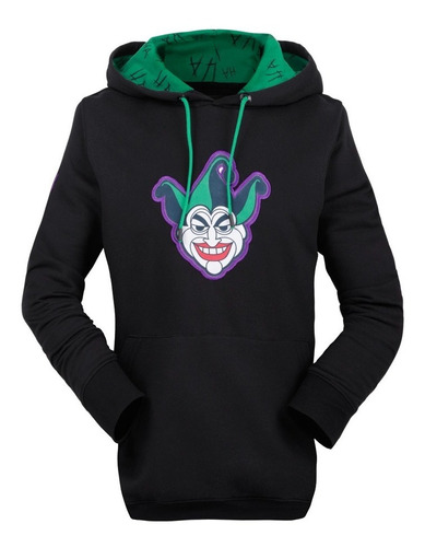 Sudadera Joker Para Caballero Modelo Smjk  Neg L