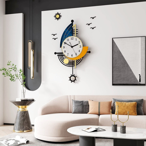 Reloj de pared tipo de reloj Marca GJ0528 con diseño diseño  color de la estructura