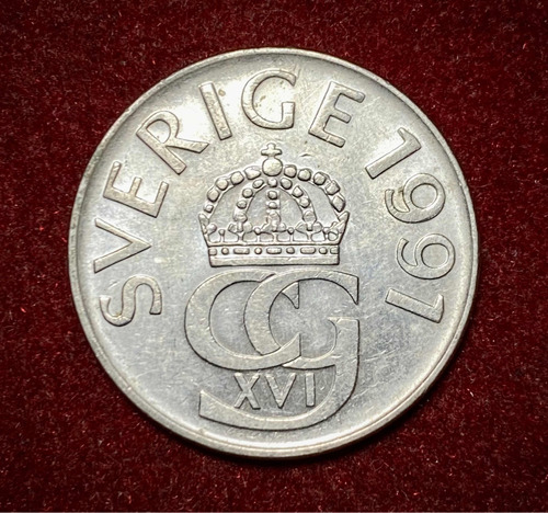 Moneda 5 Coronas Suecia 1997 Km 853 A