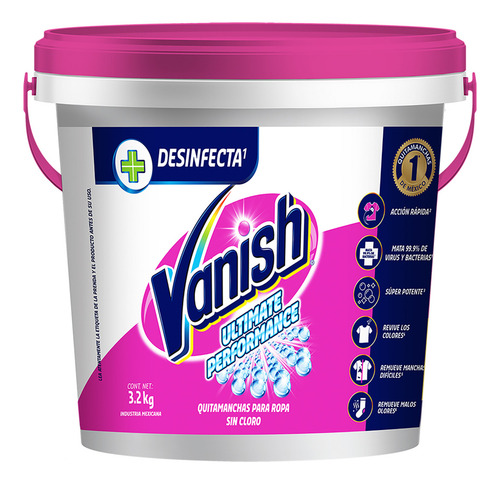 Vanish® Ultimate Performance Quitamanchas En Polvo 3.2 Kg