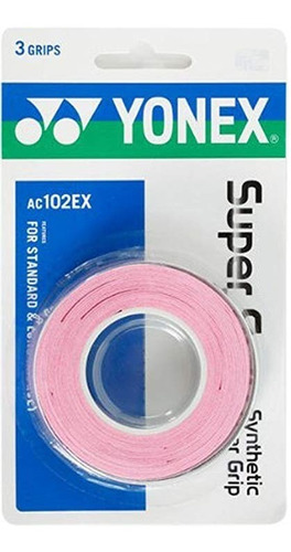 Overgrips Yonex Super Grap 3 Piezas French Pink