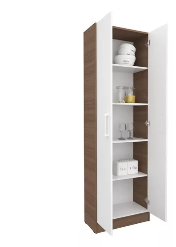 Despensero Con Escobero Organizador Armado - 180x60cm 2 Puertas – Muebles  Económicos