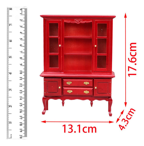 Nova Gabinete En Miniatura Para Casa De Muñecas, Modelo De