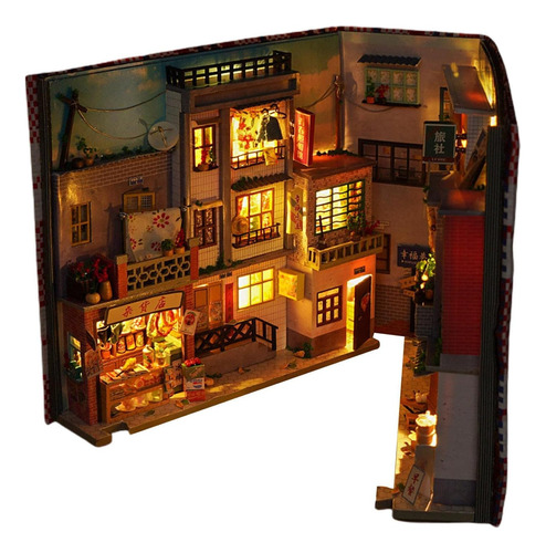 Kit De Miniaturas Book Nook De 2 Piezas, Cuaderno De Rompeca