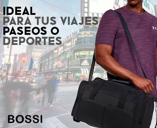 Imagen 3 de 4 de Bolso De Viaje Bossi Urbano Deportivo Correa Reforzado