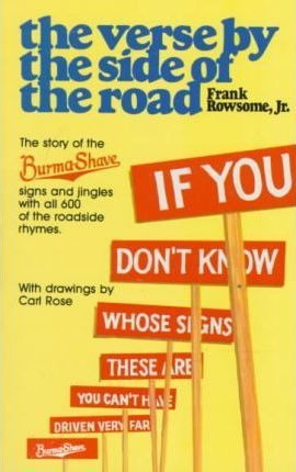 Rowsome Frank : Verse By The Side Of The Road - Frank Row...