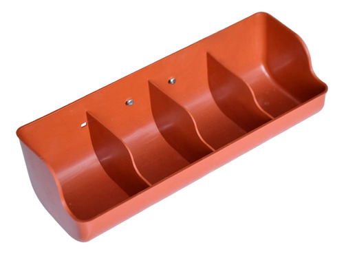 Comederos Con Ranuras Para Forraje De 4 Ranuras Rojas