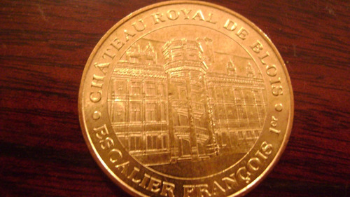 Medalla 18 Moneda Coleccion Castillo De Blois Valle Loire