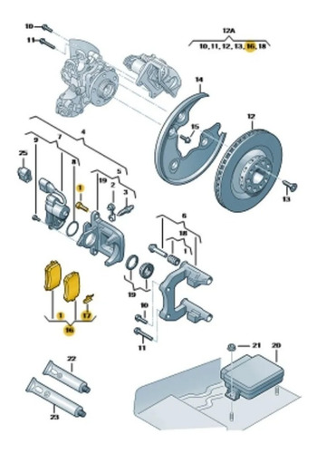 Imagen 5 de 10 de Juego De Pastillas Traseras Audi A4 Marca Textar Alemanas