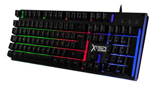 Kit Gamer 2 En 1 Xtreme Pc Battle Chief Teclado Mouse Rgb
