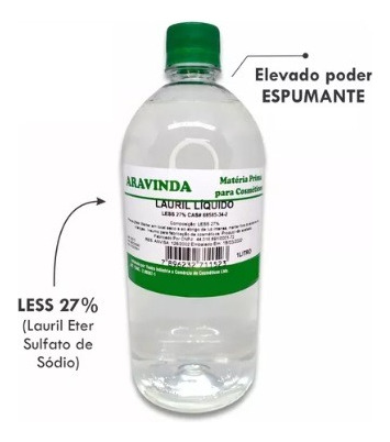 Lauril Liquido Para Sabonete Shampoo Matéria Prima Cosmetico