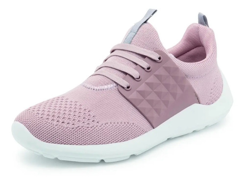 Tenis Deportivos Ligeros Dama Rosa De Malla Marca Court | Envío gratis