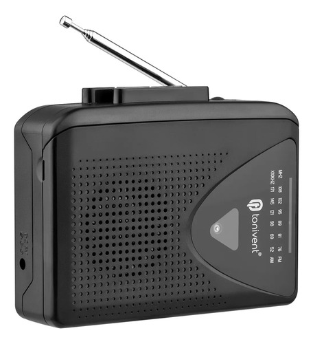 Leitor De Cassetes Fm Am/ton009 Player Fone De Ouvido Tonive