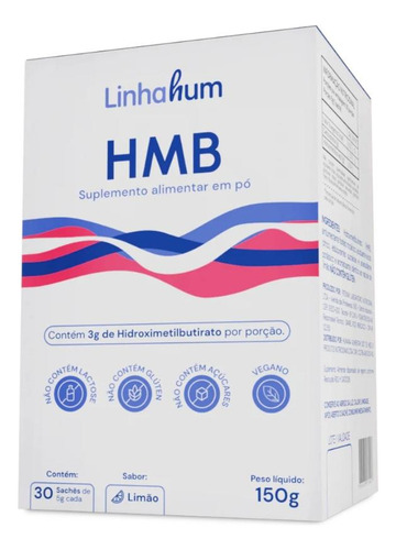 Linhahum Hmb Sabor Limão Com 30 Sachês De 5g Cada