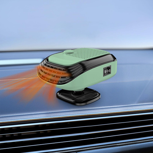 Ventilador Calentador De Coche 2 En 1, 24v Verde