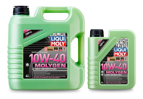 Aceite Molygen New Generation 10w- 40 5 Litros  Liqui Moly