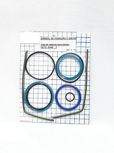 Jogo Vedação Para Cilindro Hidraulico Cdt3 63/45 Rexroth