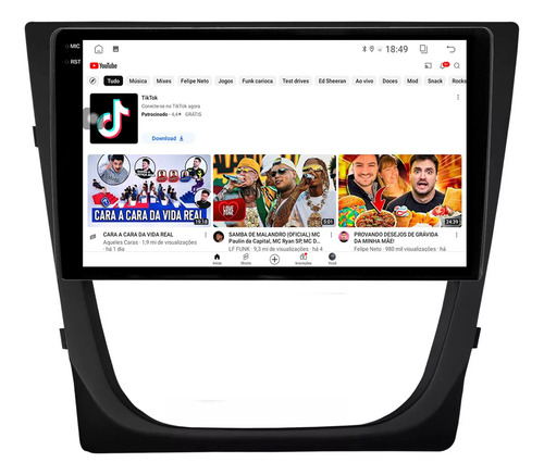 Multimidia Vw Saveiro G4 9p Android Carplay 4/64gb + Ré
