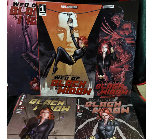 Web Of Black Widow Cómic Serie Completa (Usado)