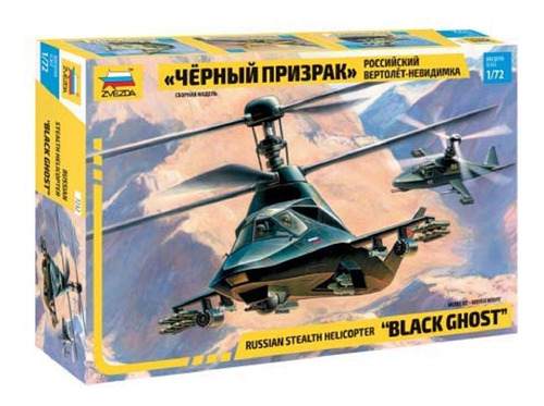 Modelo Kamov Ka-58 Helicoptero Fantasma Negro