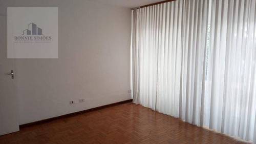 Sobrado/loja, Ponto Comercial Para Alugar Em Moema, 6 Salas, 3 Banheiros, 4 Vagas De Garagem, 1 Copa, 130 M², São Paulo. - So0292