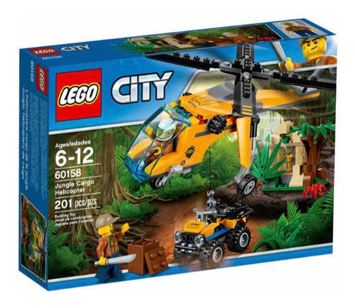Lego City - Helicóptero de Carga da Selva 60158