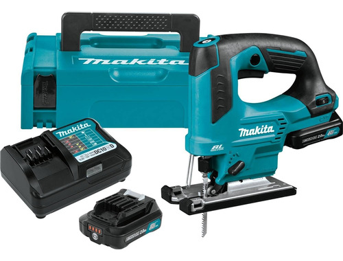 Makita Vj06r1j 2.0ah 12v Max Cxt Kit De Sierra Con Mango Sup