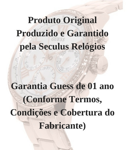 Relógio Masculino Guess Couro 92724g0gdnc2z C/ Garantia E Nf