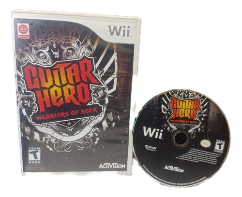 Guitar Hero Warriors Of Rock Nintendo Wii Físico Original  (Reacondicionado)