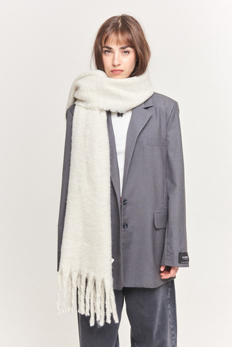 Bufanda Shawl Tejido Mujer 47 Street Color Crudo Talle TU