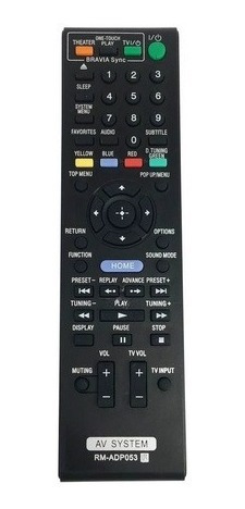 Control Compatible Sony Teatro En Casa Rm-adp053 Bdv-e470, 