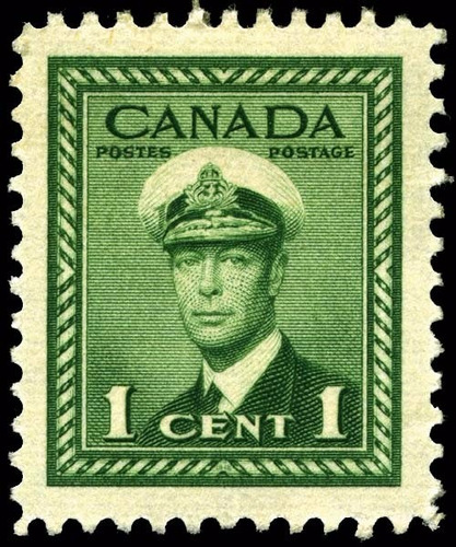 Sello Canada Postes Postage 1 Cent George Vl Naval Uniform