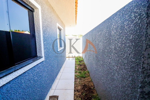 Casa Em Alvenaria 67,5m², 02 Dormitórios, 01 Suíte, Na Fazenda Rio Grande É Na Oka Imóveis! - 2918 - 69284505