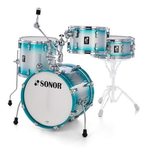 Bateria Sonor Aq2 Aqua Silver Bop Set 4 Pzas Bombo 18 PuLG 