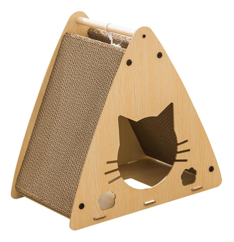 Cartón Cat Houses Rascador Para Gatos Medianos Y Kitty