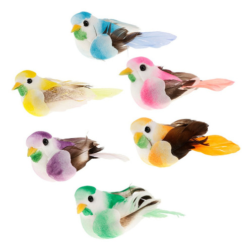Qqq 12 Piezas De Plumas Artificiales De Espuma De Aves