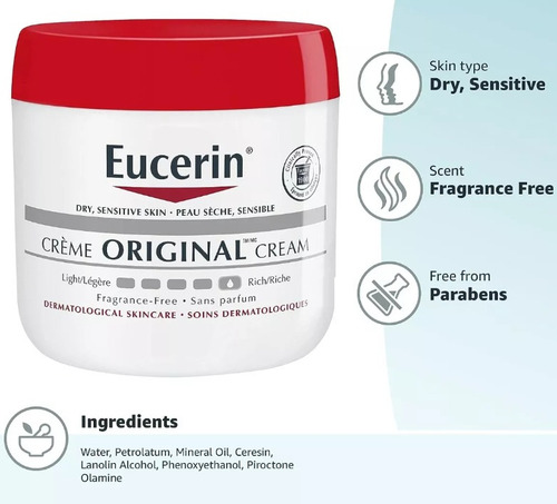 Crema Eucerin Original Healing Rich Cream