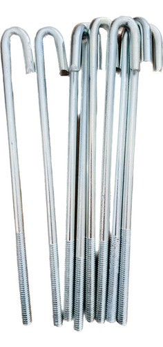 Ganchos J N°12 5/16x300mm Estira Alambre Tejido X 50un.