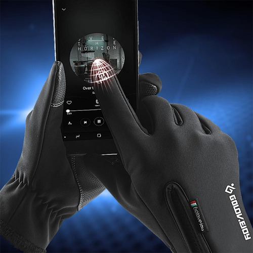 Guantes De Invierno Impermeables Para Hombre, Motocicleta M