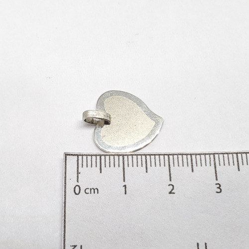 Imagen 4 de 5 de Dije Plata Corazon Para Grabar