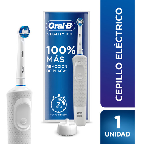 Oral-B Vitality 100 cepillo de dientes eléctrico sónico color blanco