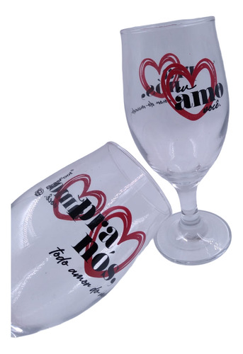 Kit Com 2 Taças Windsor 330ml Presente Namorados Casal