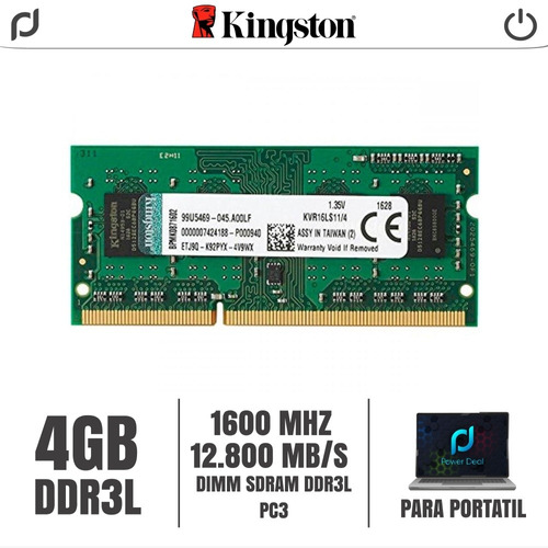 Memorias Ram Ddr3l Pc3l