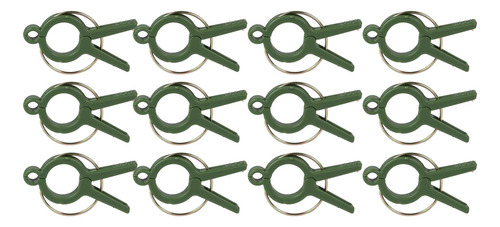 3 Clips Para De Jardín, Clips De Flores Y Verde 12 Piezas