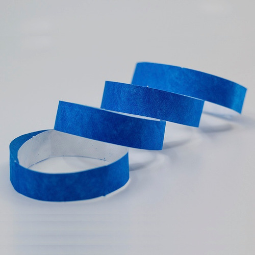 Pulseras Tyvek Lisas Inviolables Seguridad Identificacion Colores Eventos Piletas Boliches X 100u