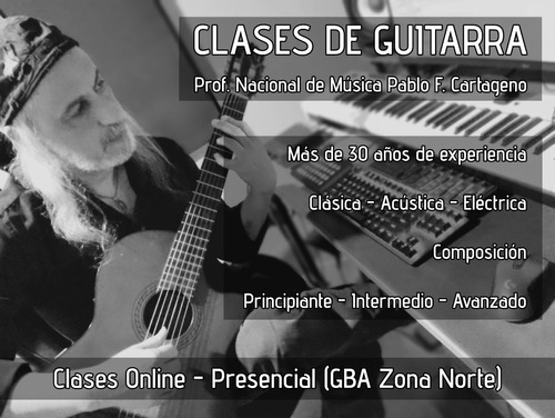 Clases De Guitarra Profesor Nacional De Música