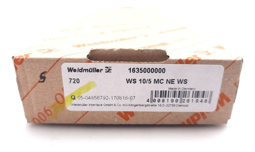 Weidmuller 1635000000 720 Terminal Markers, Wire Labels Cck