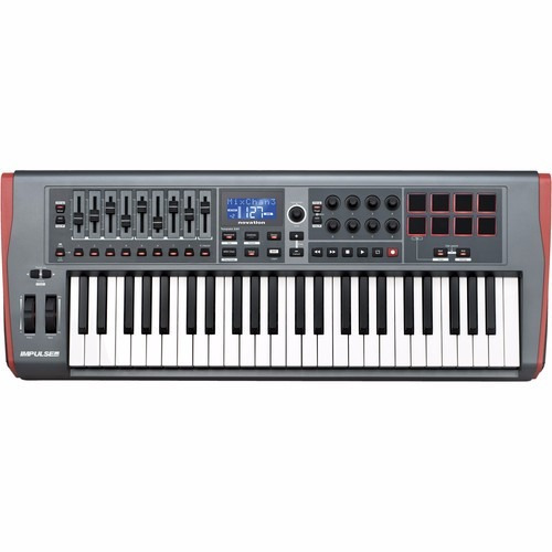 Teclado Controlador Midi Novation Impulse 49 Aftertouch