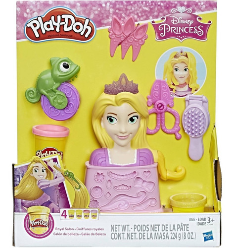 Imagen 1 de 3 de Play-doh Plastilina Salón De Belleza Rapunzel, Niñas